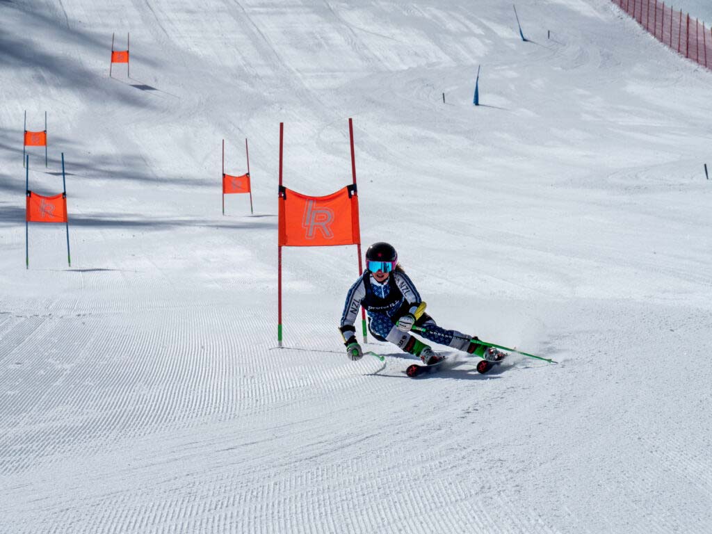 Female Alpine Skiing Athlete