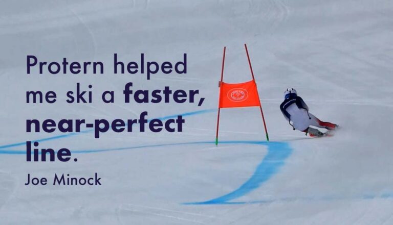 Protern helped me ski a faster near-perfect line quote from Alpine Skier